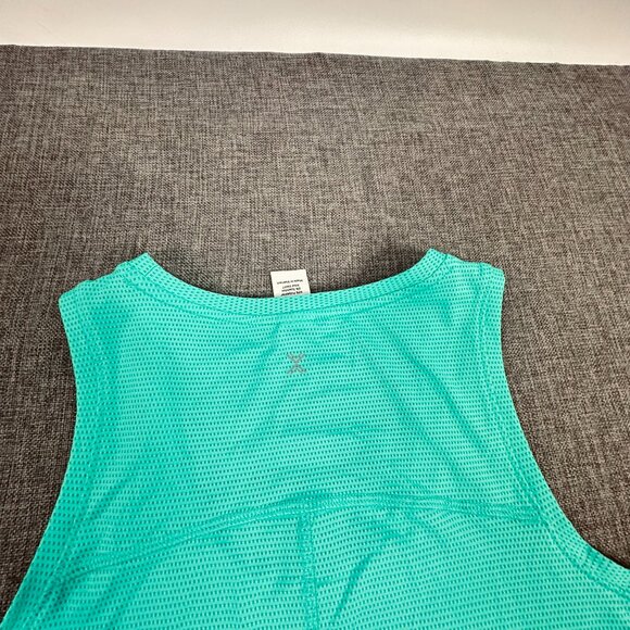 NEW Xersion Athletic Tank Top Small Adriatic Aqua/ Green Quick Dri Stretch $32 - Picture 10 of 11